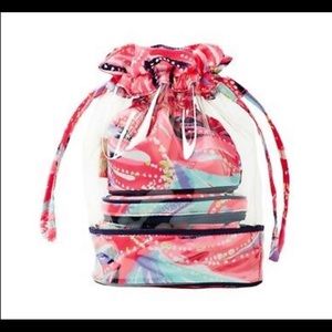NWT LILLY PULITZER 3-piece travel jewelry cases in Oh my Guava